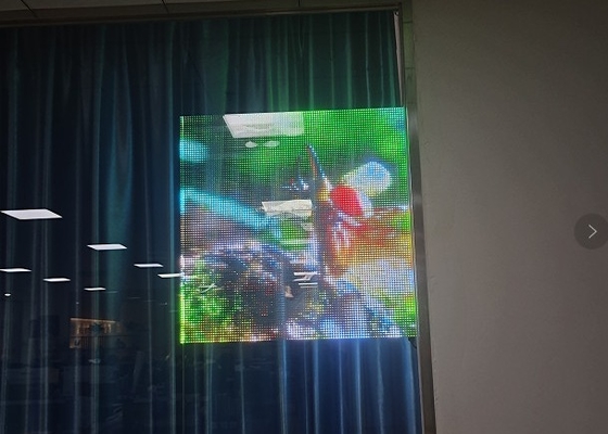 IP43 400W/Sqm LED Smart Screen Window Wall Transparent Led Display